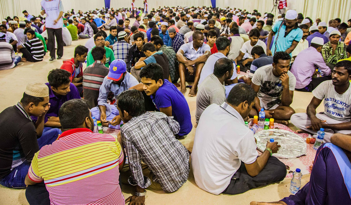 Iftar tents